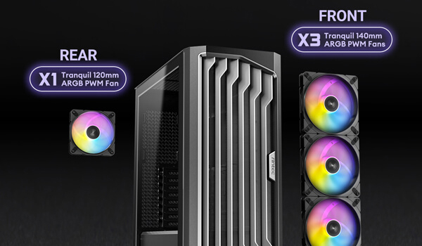 Antec Performance 1 FT ARGB Tempered Glass Full Tower E-ATX Case