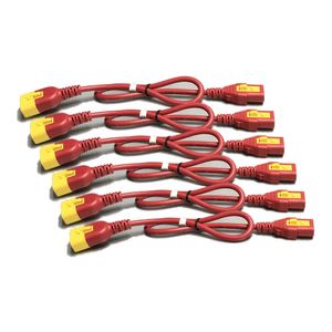 Lot De 6 Câbles D'alimentation APC - Verrouillage C13 Vers C14 - 1,8 M - Pour Rack Serveur