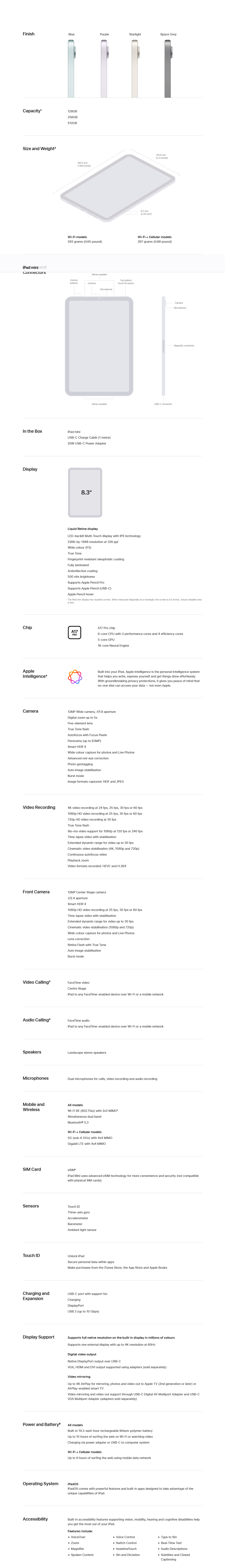 Apple iPad Mini 8.3