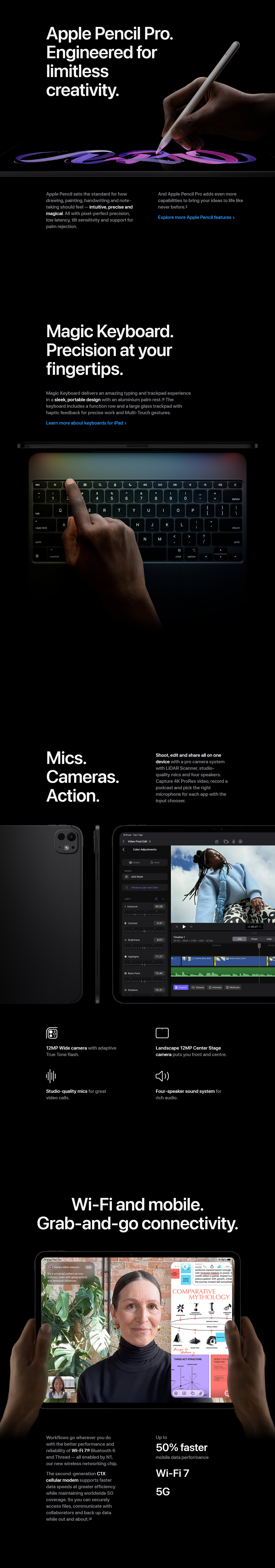 Apple iPad Pro 11" M5 Wi-Fi 256GB Standard Glass - Silver