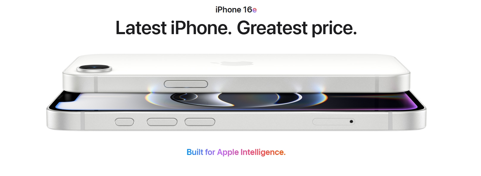 Apple iPhone 16e 128GB - White