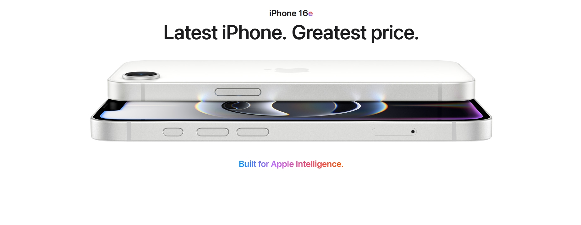 Apple iPhone 16e 512GB - White - MD274X/A | Mwave