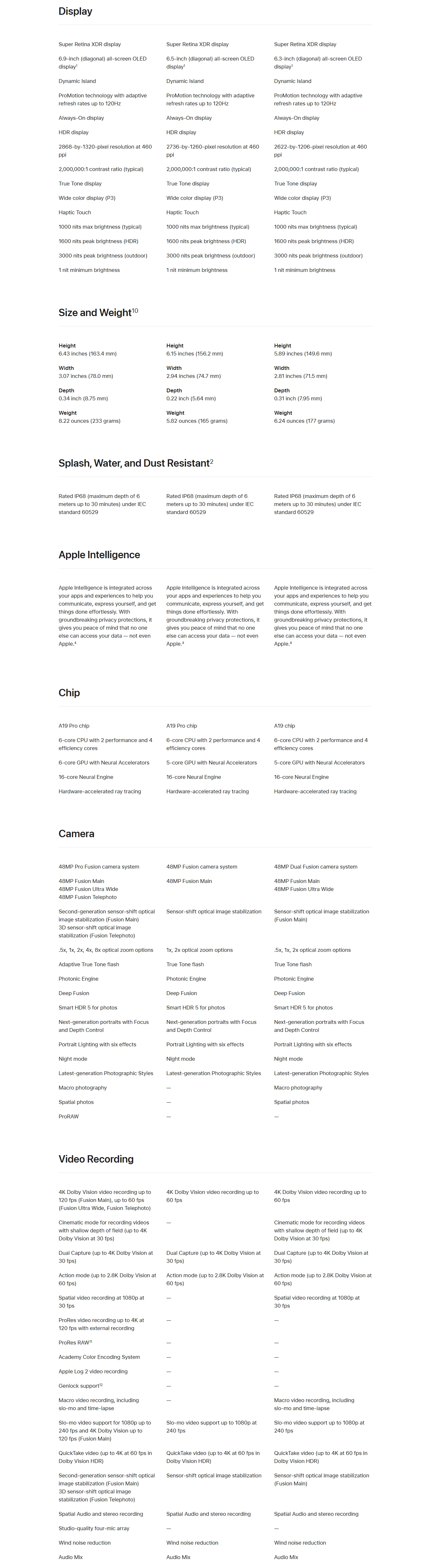 Apple iPhone 17 256GB - Black