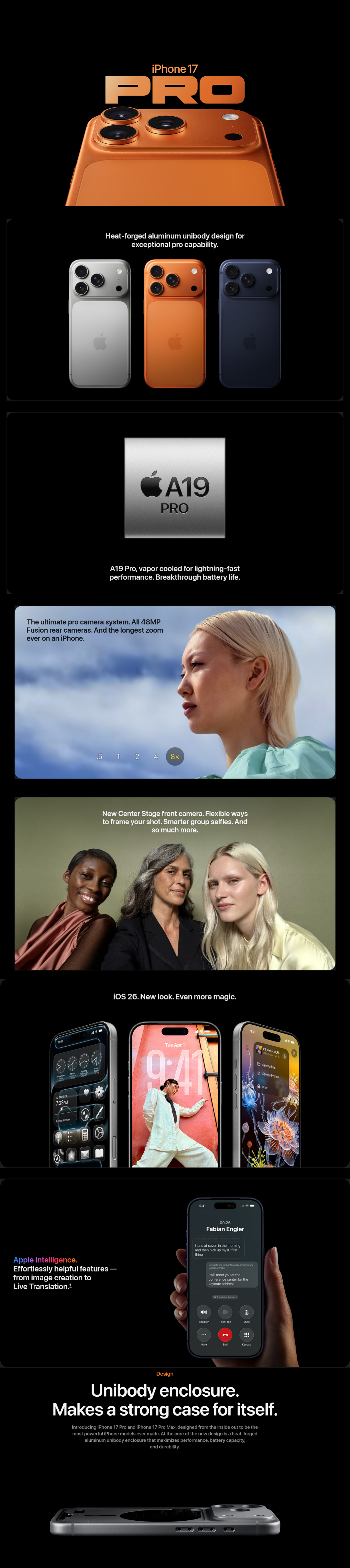 Apple iPhone 17 Pro Max 512GB - Cosmic Orange - MFYT4X/A | Mwave