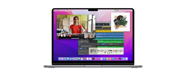Apple MacBook Air 13.6-inch Laptop M2 8GB 512GB macOS - Space Grey - Desktop Overview 14