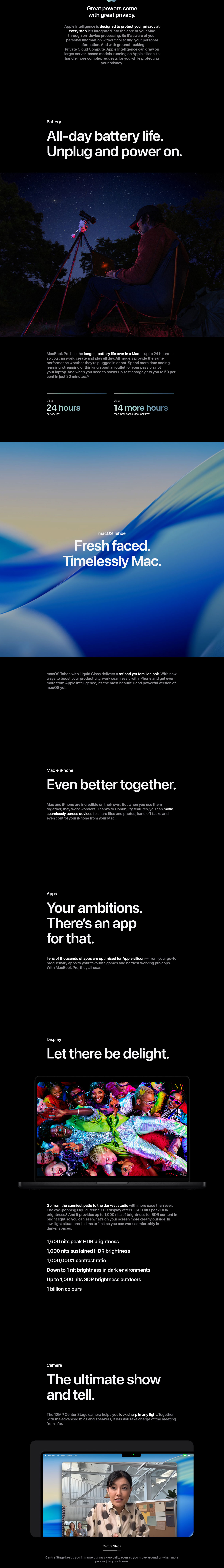 Apple MacBook Pro 14.2-inch M5 Pro 24GB 1TB macOS - Space Black