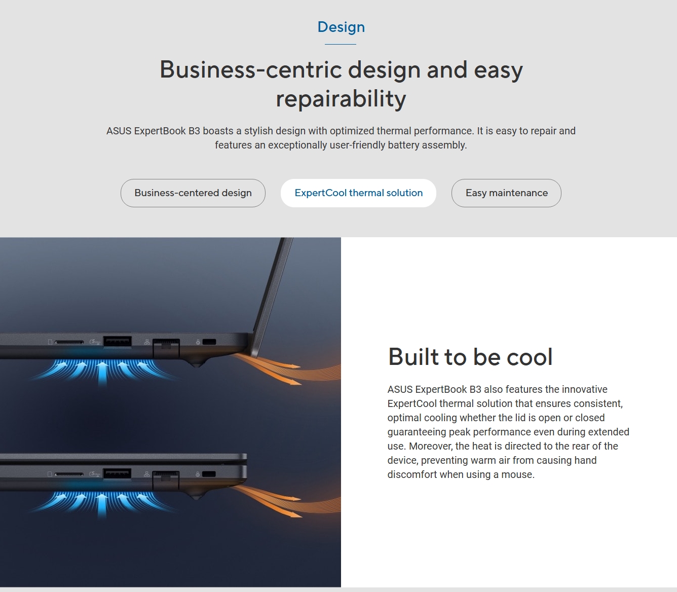 ASUS ExpertBook B3 16" WUXGA Laptop Ultra 7-255H 16GB 512GB W11P