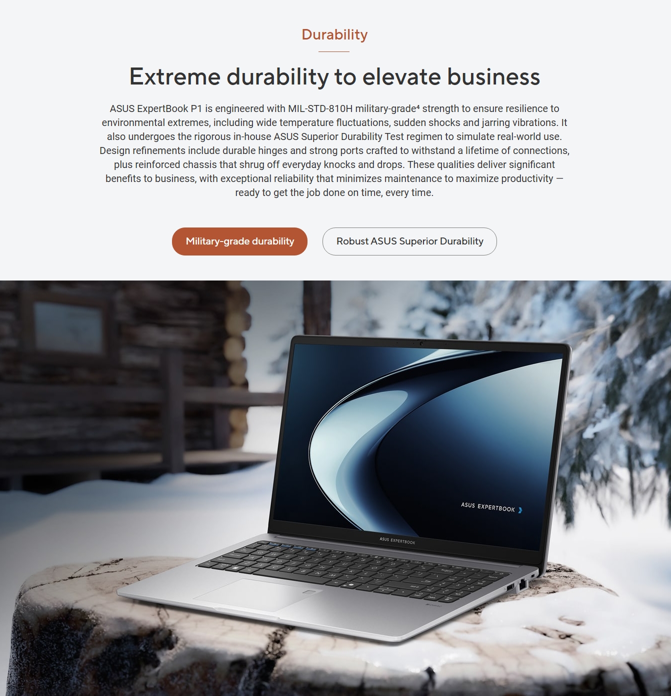 ASUS ExpertBook P1 14" Laptop AMD Ryzen 7-7735HS 16GB 512GB W11P