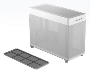 ASUS Prime AP201 Mesh Small Tower Micro-ATX Case - Black - Overview 4