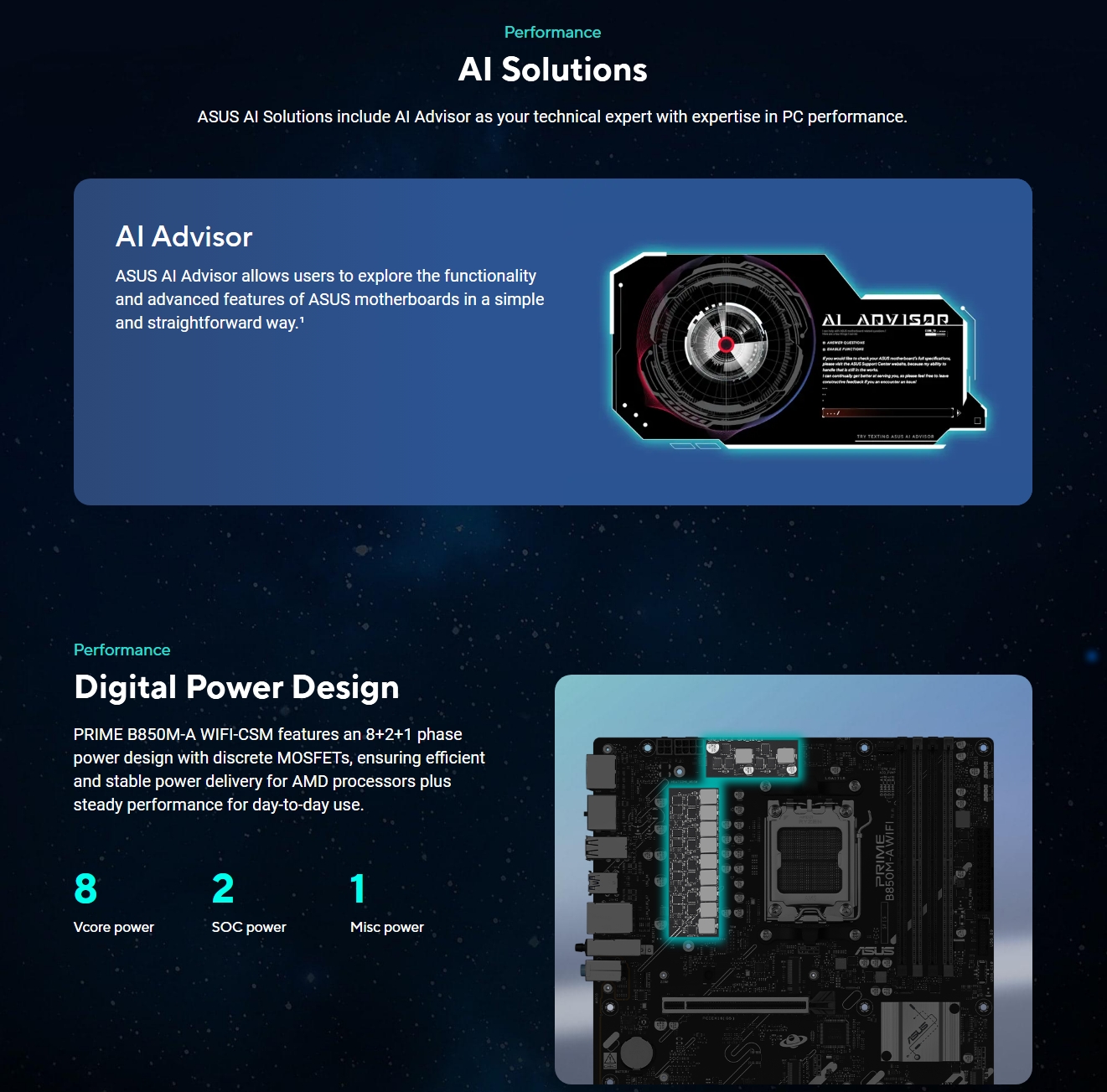 ASUS PRIME B850M-A WIFI-CSM AM5 mATX Motherboard