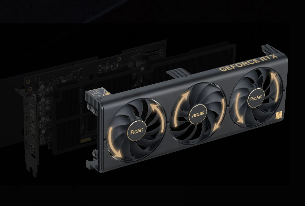 ASUS ProArt GeForce RTX 4070 Ti SUPER 16GB Video Card