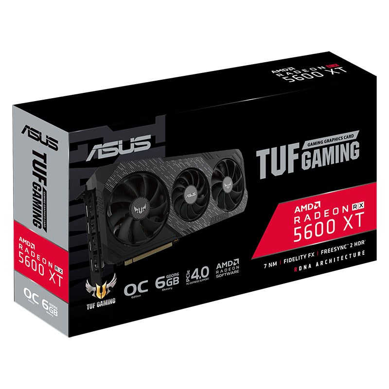 ASUS Radeon RX 5600 XT TUF Gaming X3 EVO 6GB Video Card - TUF 3 ...