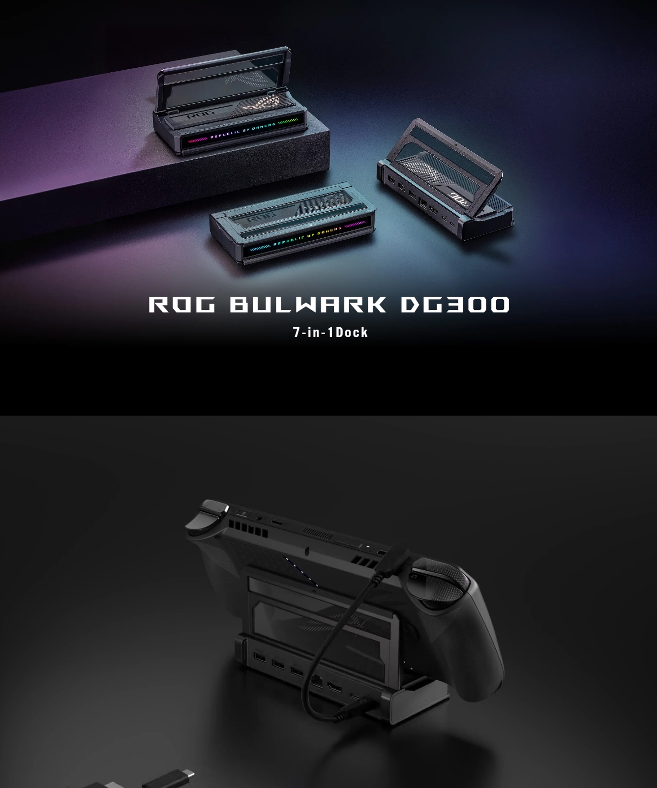 ASUS ROG DG300 Bulwark Dock - 2025 - ROG Bulwark Dock (2025) DG300
