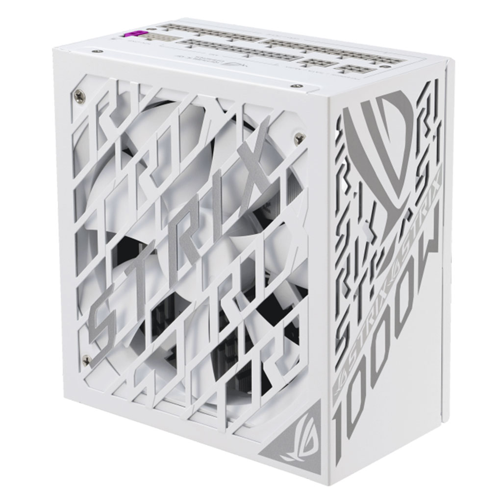 ASUS ROG Strix 1000W 80+ Platinum Fully Modular Power Supply - White ...
