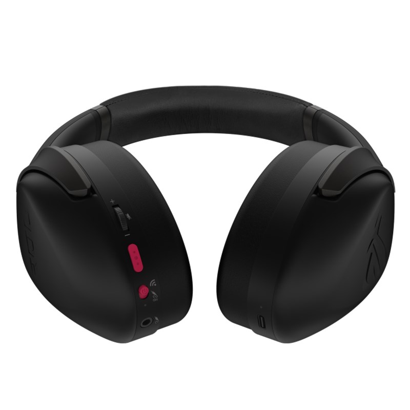 ASUS ROG Strix Go Core Moonlight White Cuffia Gaming jack 3.5mm, Audio Alta Risoluzione, Microfono Cancellazione Rumore, Driver 40 mm, Design Leggero, Per PC, Switch, PS5 e Dispositivi Mobile, Bianco