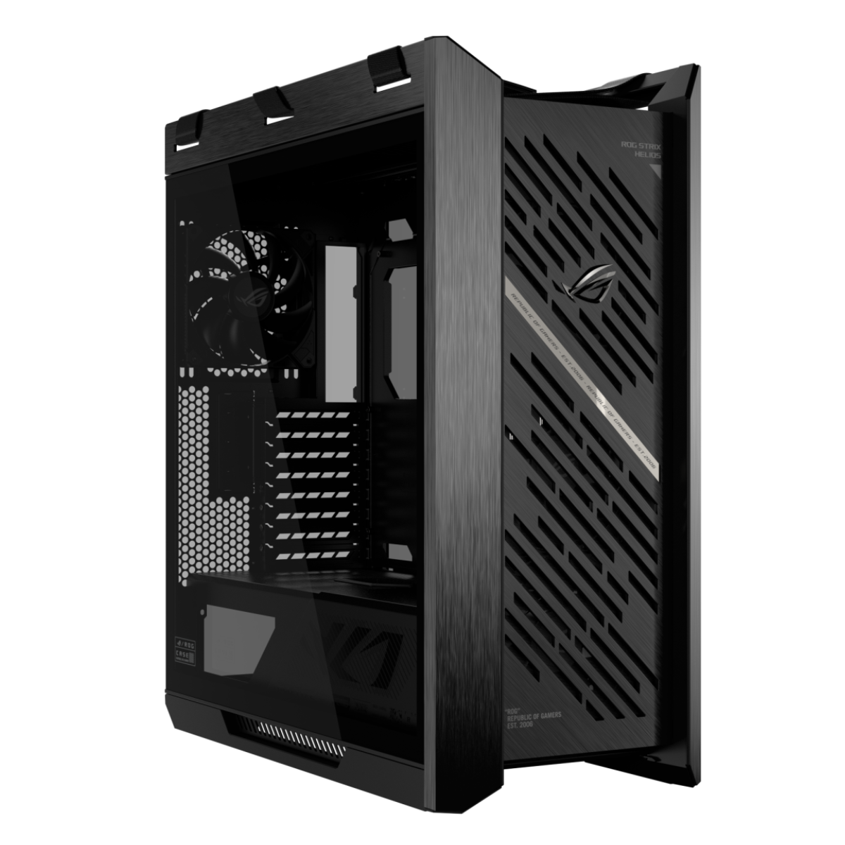 Case rear panel ports