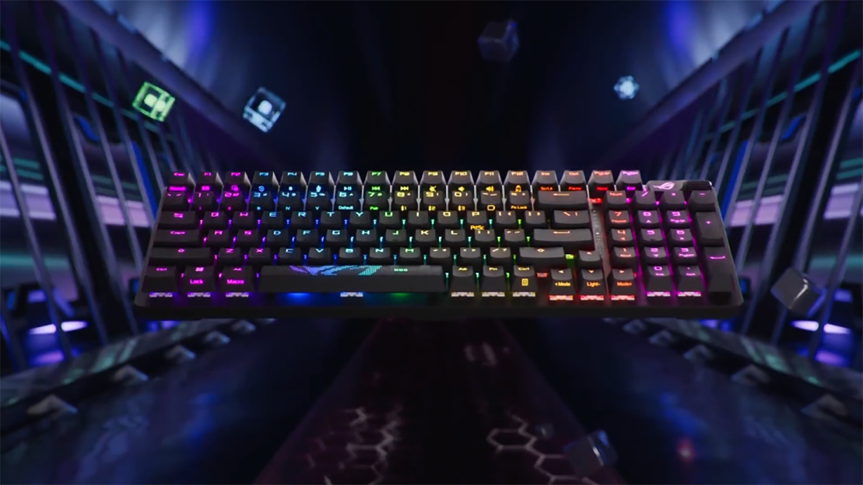 ASUS ROG Strix Scope II 96 Wireless White Mechanical Gaming Keyboard - NX Snow