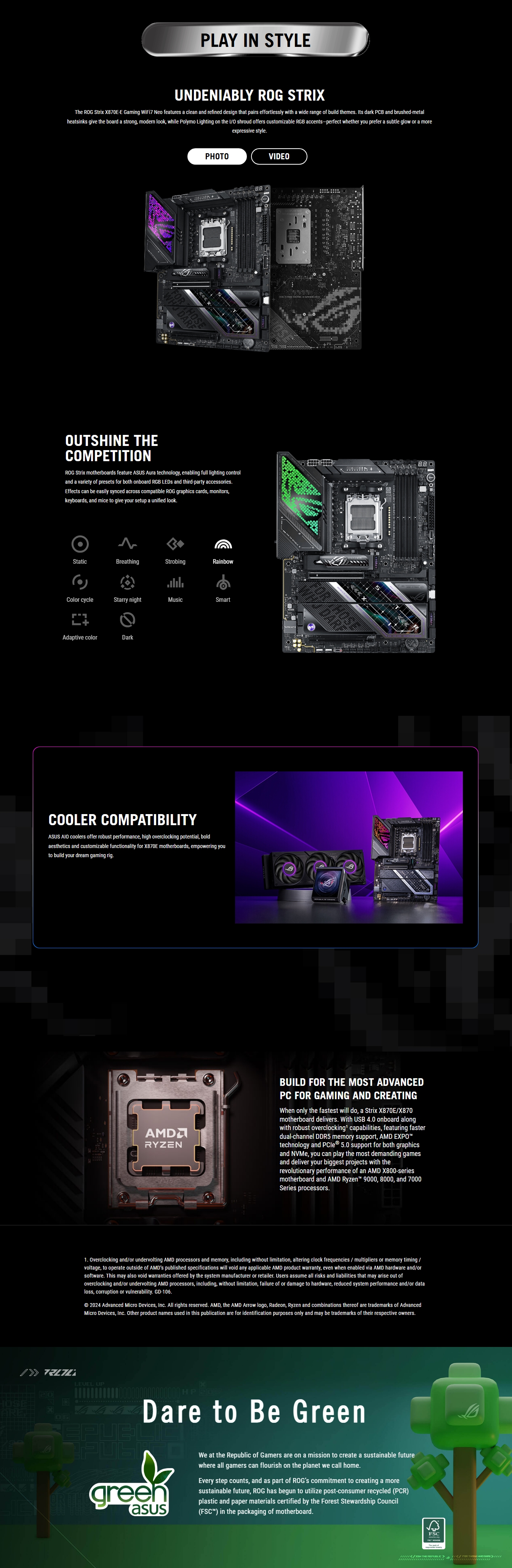 ASUS ROG STRIX X870E-E GAMING NEO AM5 ATX Motherboard