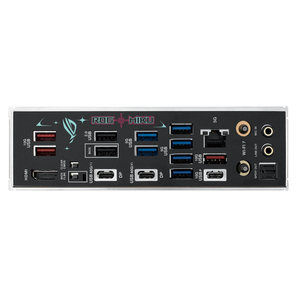 ASUS ROG Strix X870E-H Gaming - Édition Hatsune Miku ASUS ROG Strix X870E-H Gaming - Édition Hatsune Miku