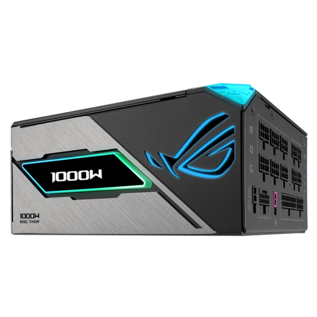 thumbnail image 2 of ASUS ROG Thor 1000W Platinum III PSU - ATX 3.1, PCIE 5.1, GaN, OLED Display, 80+ Platinum, Silent & Super Stable Power For High-End Gaming Rigs 2 of 5