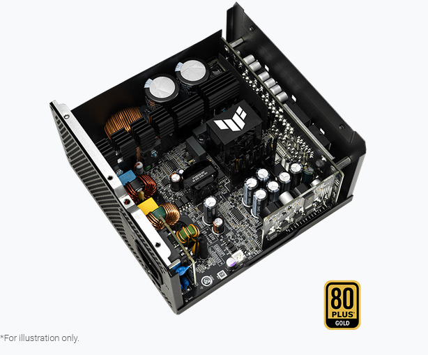 ASUS TUF Gaming 1000W 80+ Gold PCIe 5 ATX3.0 Fully Modular Power Supply - White