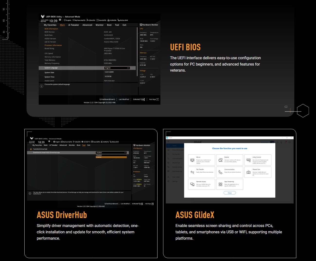 ASUS TUF GAMING B850-E WIFI AM5 ATX Motherboard