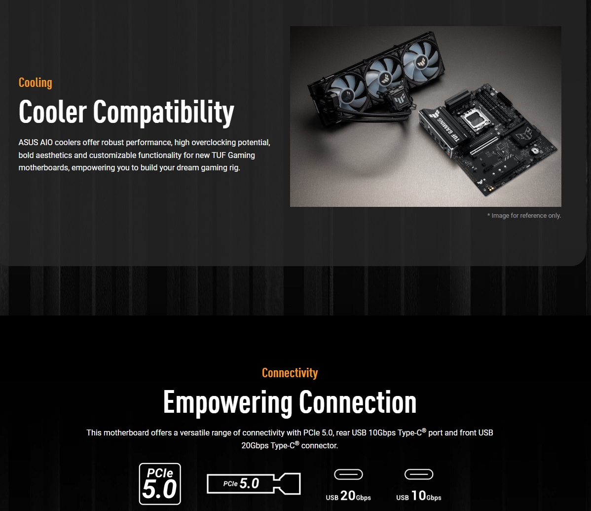 ASUS TUF GAMING B850-E WIFI AM5 ATX Motherboard