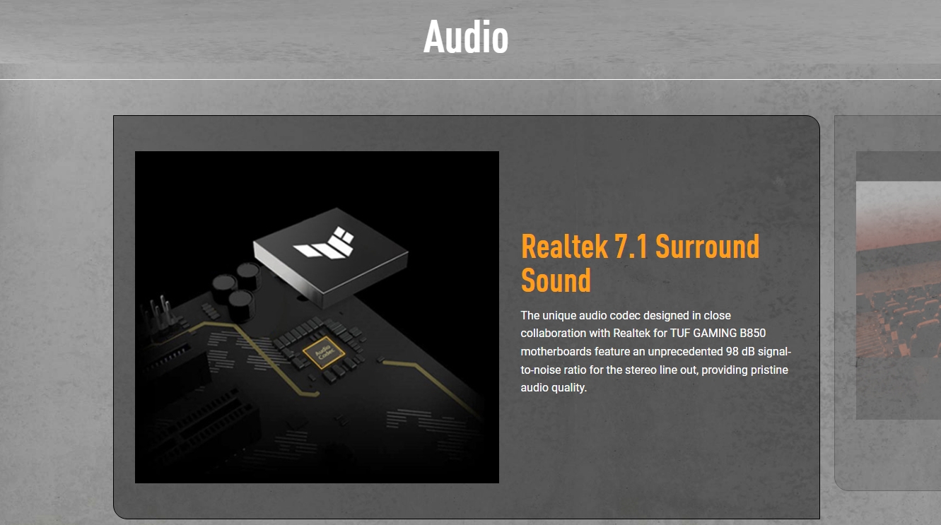 ASUS TUF GAMING B850-E WIFI AM5 ATX Motherboard