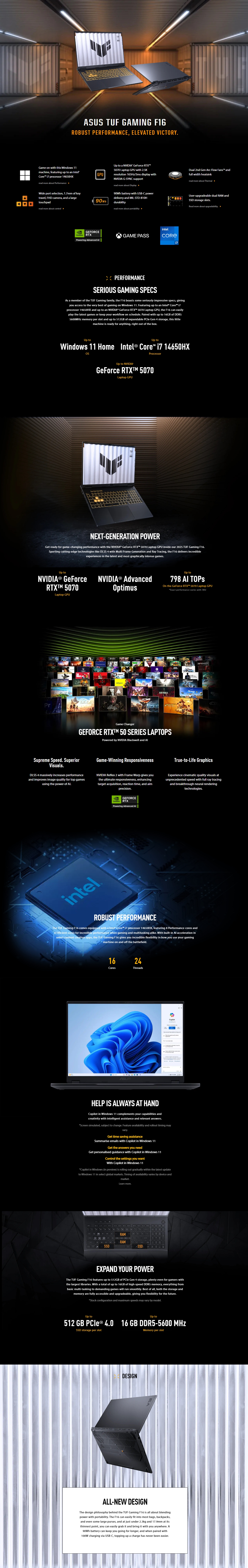 ASUS TUF Gaming F16 16