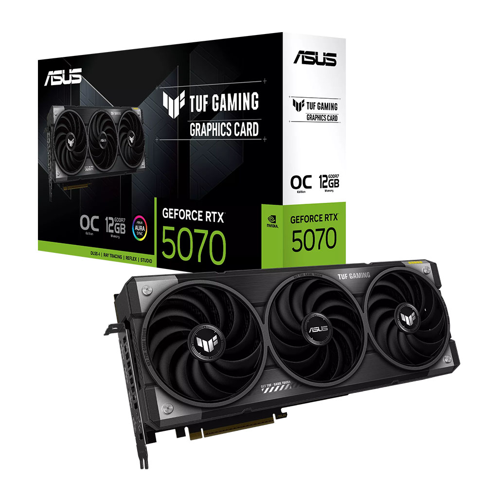 ASUS TUF Gaming GeForce RTX 5070 12GB GDDR7 OC Edition Video Card