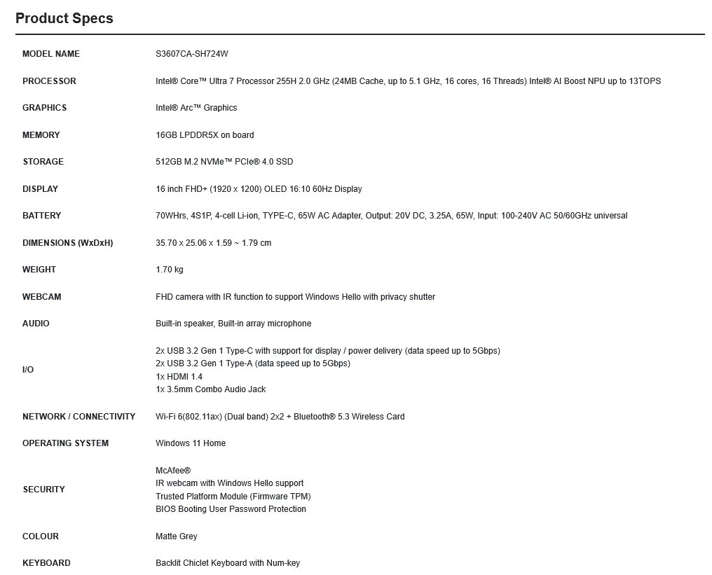 ASUS Vivobook S16 16