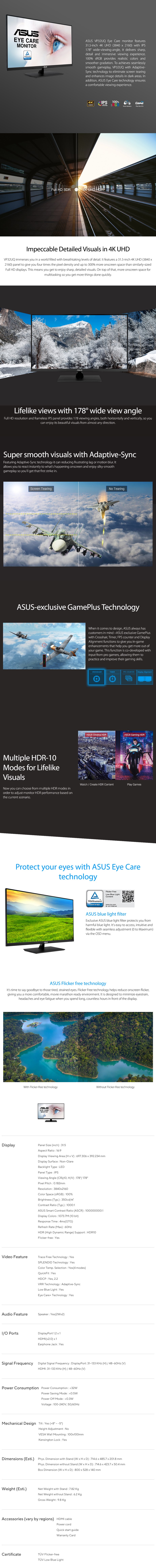 ASUS VP32UQ 31.5