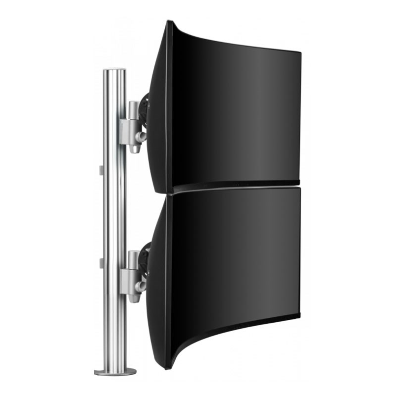 Post Mounted Dual Monitor Stand Kit 