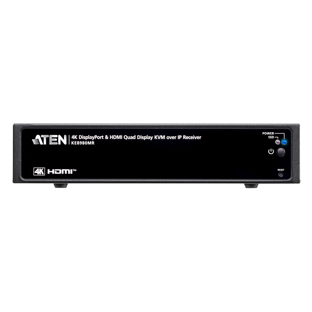ATEN 4K Quad-Display KVM over IP Multi-View Receiver - KE8980MR | Mwave