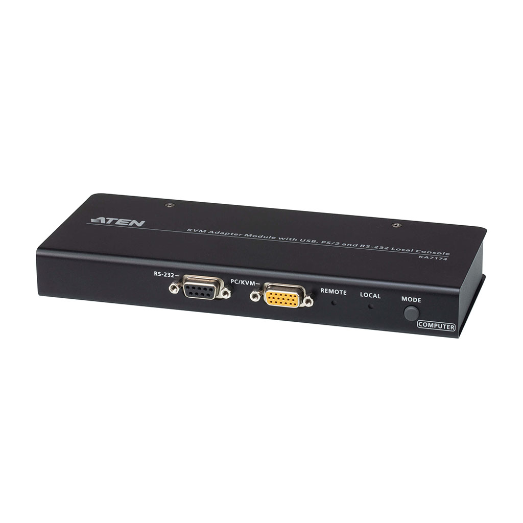 ATEN KVM Adapter Module with USB, PS/2, and RS-232 Local Console ...