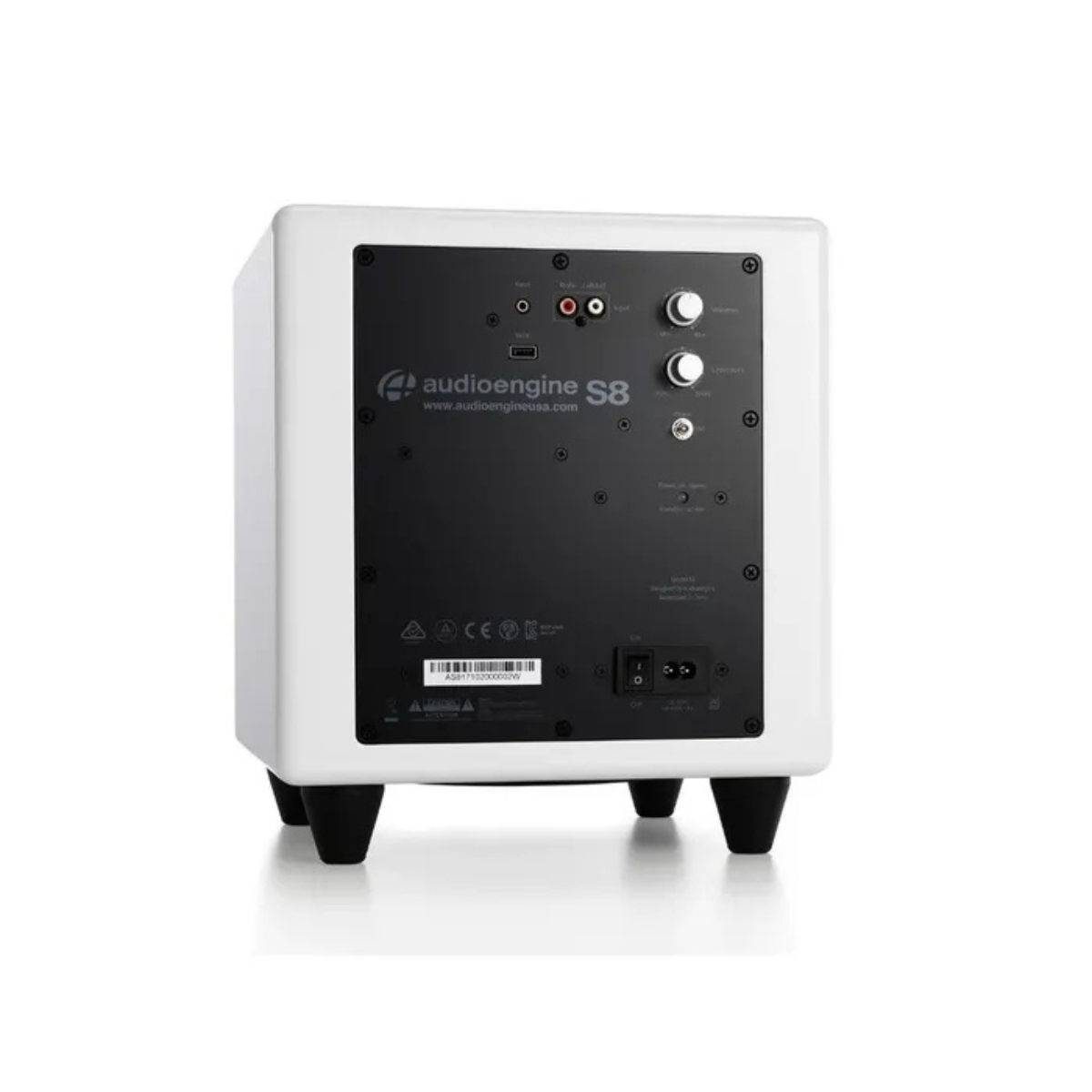 Audioengine A5+ Wireless Bookshelf Speakers with S8 Subwoofer - White ...