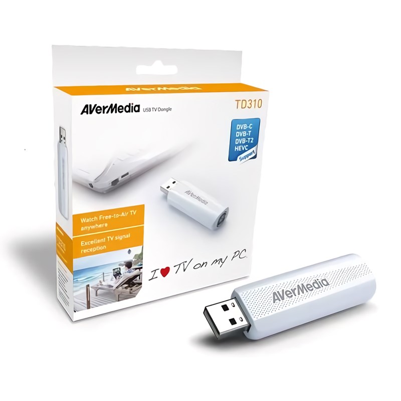 AVerMedia TD310 Pure Digital DVB T2 TV Tuner - TD310 | Mwave