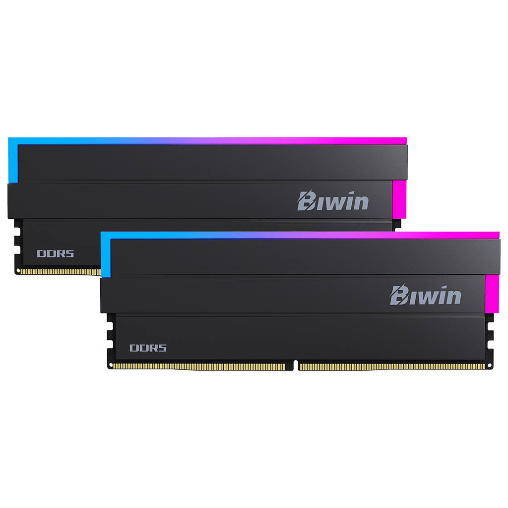 メモリー Biwin DV100 DDR5 32GB (2x16GB) 6000MHz Biwin Black Opal DW100 RGB 32GB (2x 16GB) DDR5 6000MHz Desktop