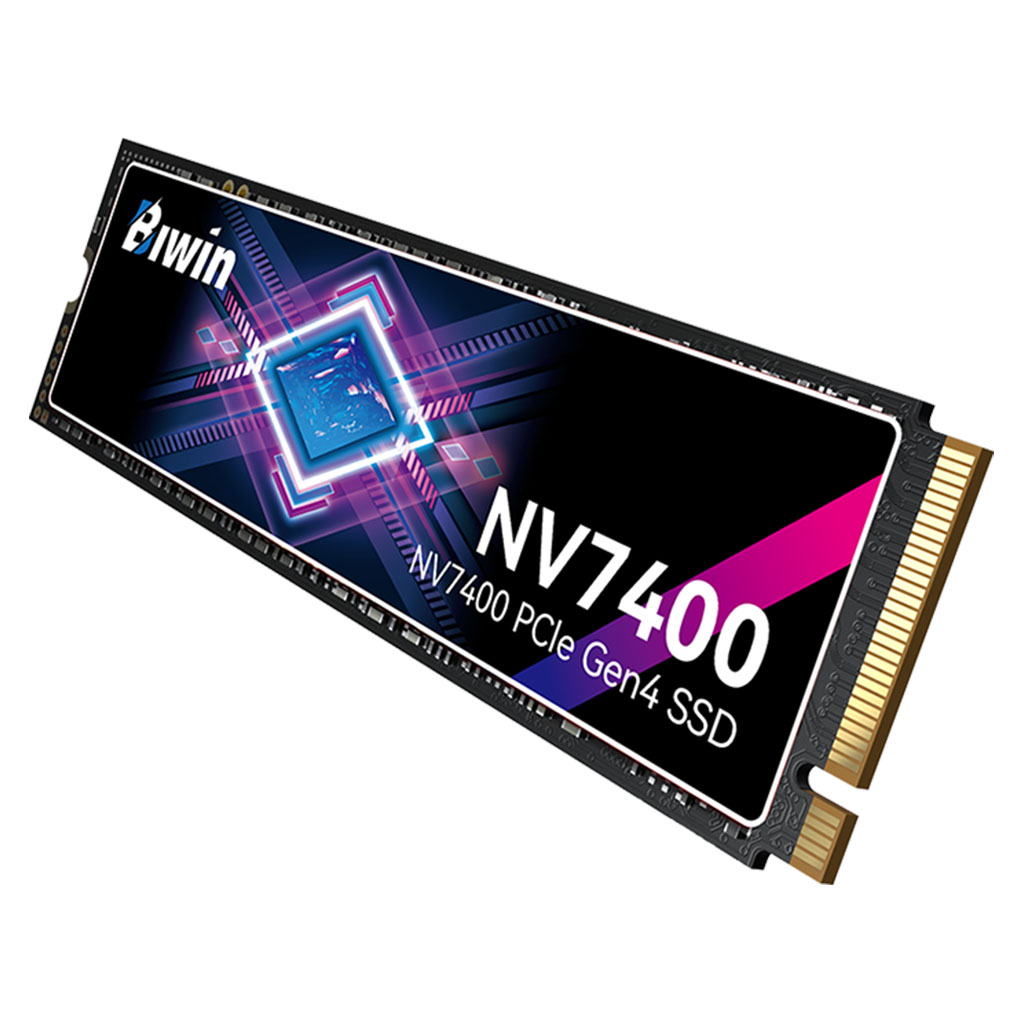 Biwin Black Opal NV7400 SSD M.2 PCIe Gen4 2 To – Lecture Jusqu’à 7400 Mo/s, Idéal Gaming Et Création