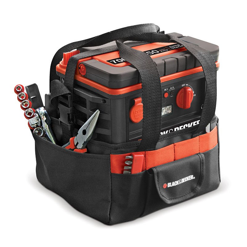 Black & Decker JS700TKCBAU 350A/700A Jump Starter with Compressor and