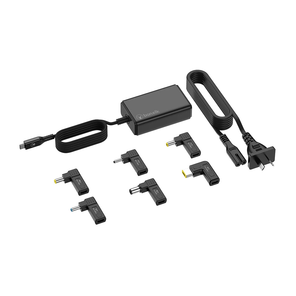 Bonelk 65W GaN Laptop Charger (Space Grey)