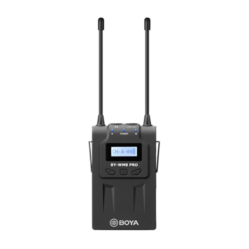 BOYA BYWM8 ProK2 UHF DualChannel Wireless Microphone System BYWM8