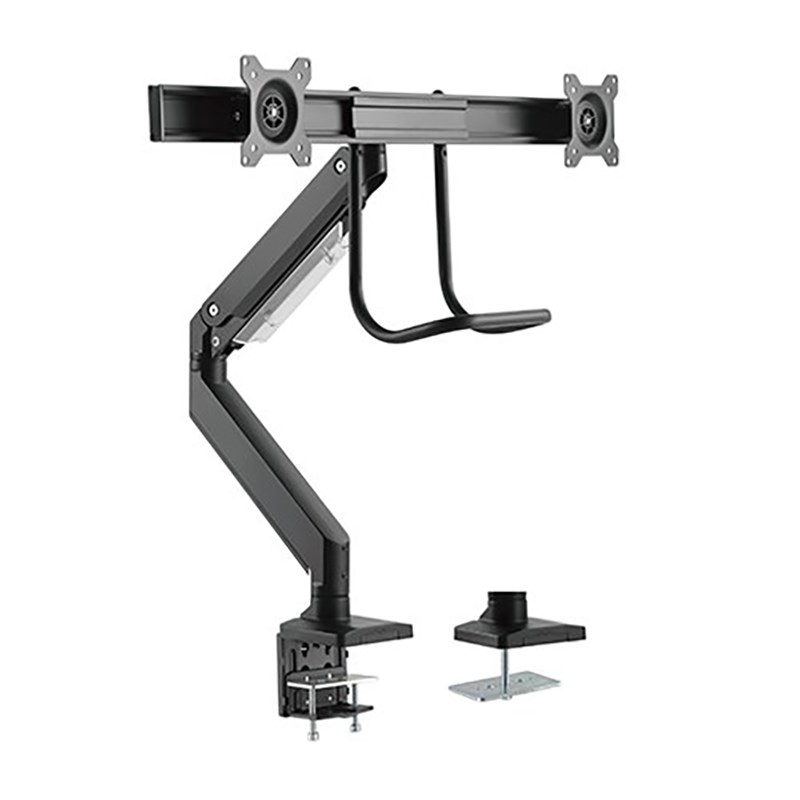 Brateck Dual Arm Full Extension HeavyDuty Gas Spring Monitor Arm 17