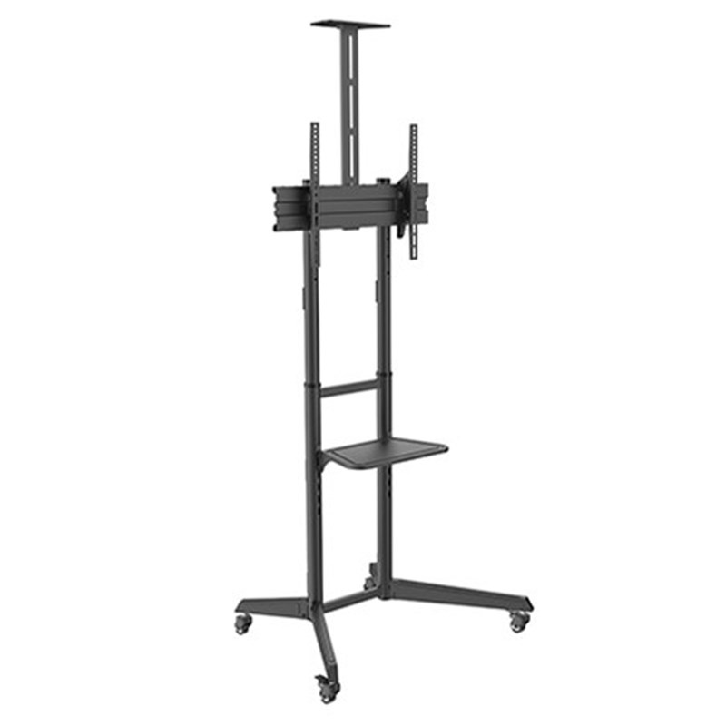 Brateck Versatile & Compact Steel TV Trolley Cart with Shelf for 37