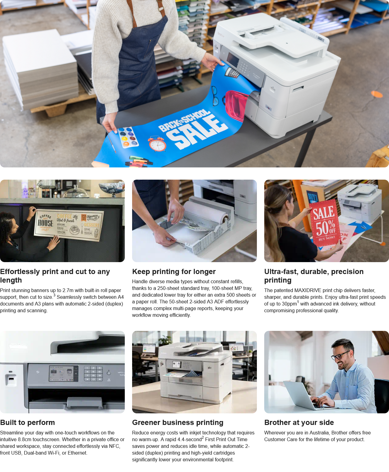 Brother MFC-J6959DW A3 Business Multi-Function Roll Inkjet Printer
