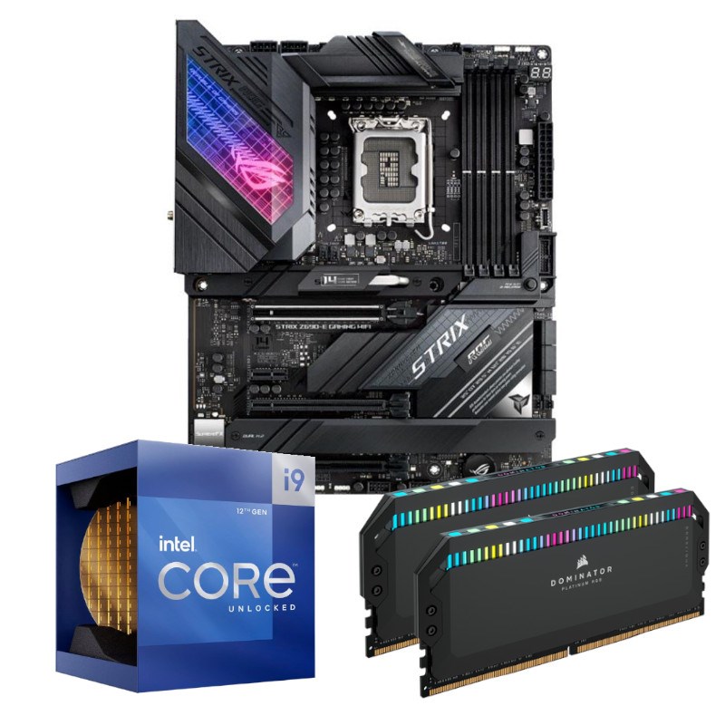 Bundle Deal Intel Core i9 12900K + ASUS STRIX Z690E + Corsair 32GB