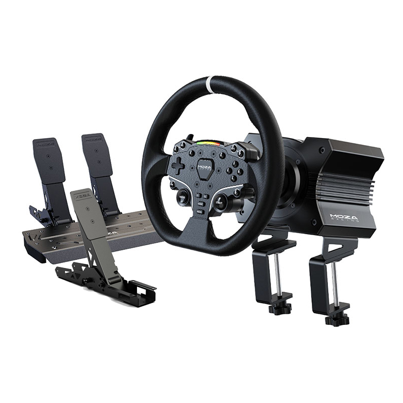 Bundle Deal: MOZA R5 Bundle + MOZA SR-P Lite Clutch Pedal for R5 Bundle ...