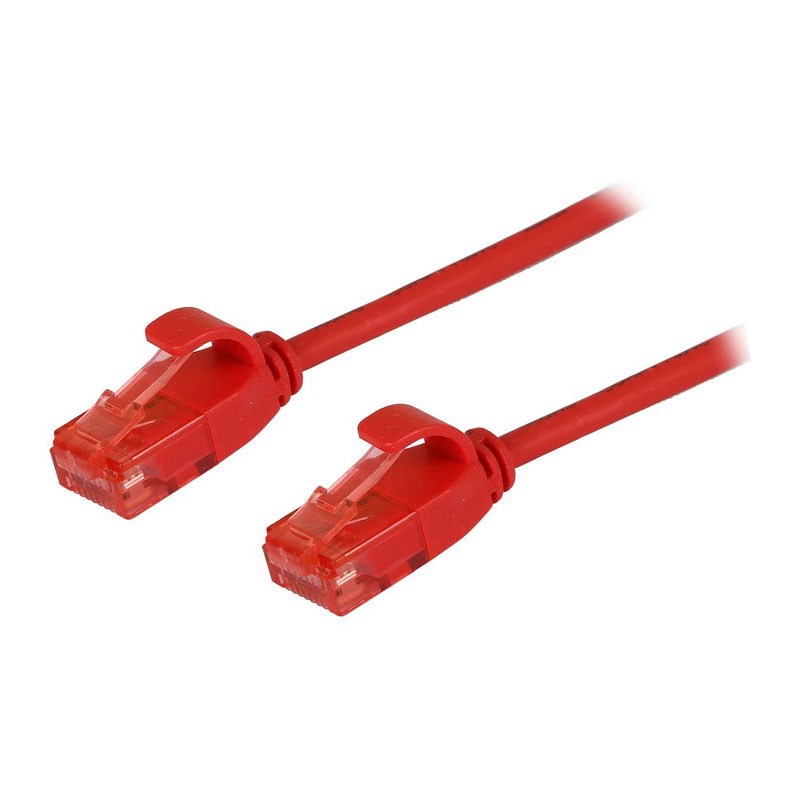 CAT6A 10m Ultra Thin UTP Patch Cable Red CL401RD1000 Mwave