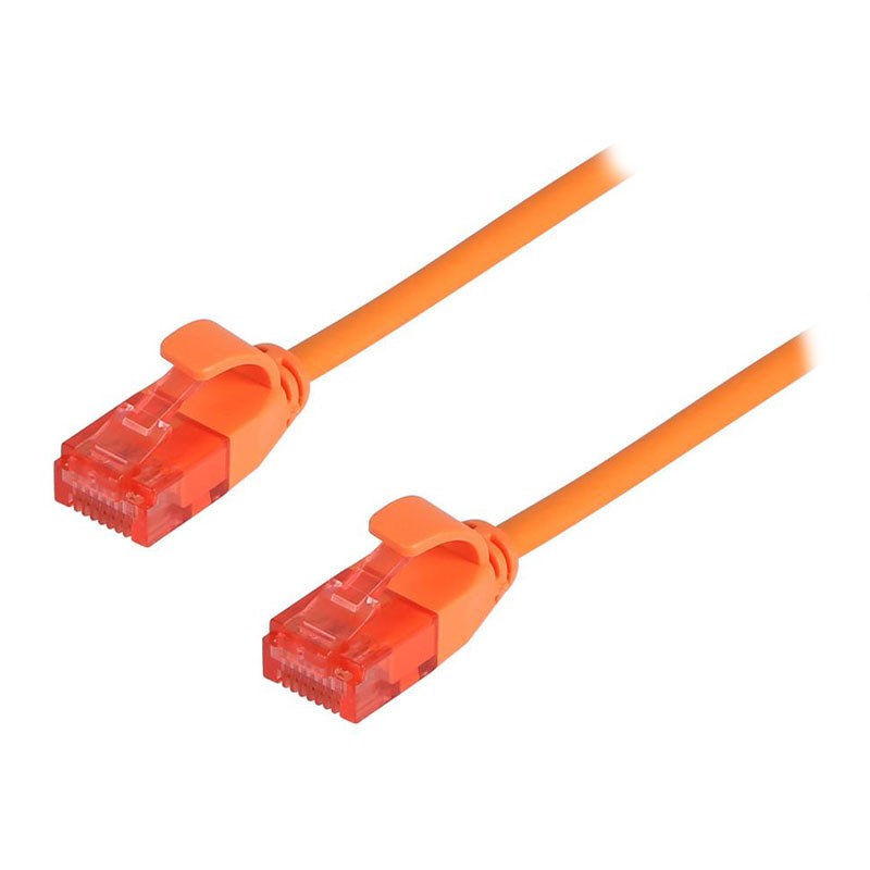 CAT6A 5m Ultra Thin UTP Patch Cable Orange CL401OR0500