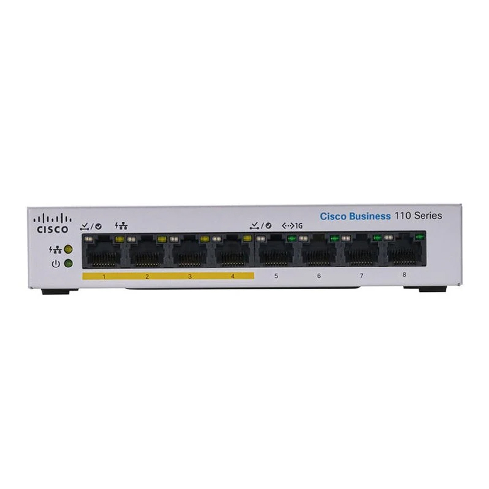 Cisco CBS110-8PP-D 110 Series 8-Port Gigabit Unmanaged Switch - 4